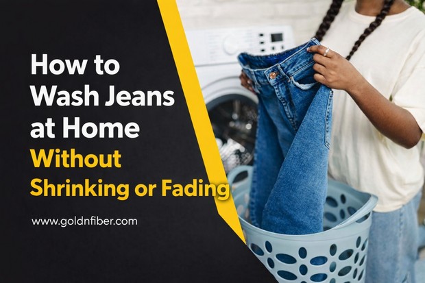 how to wash jeans at home