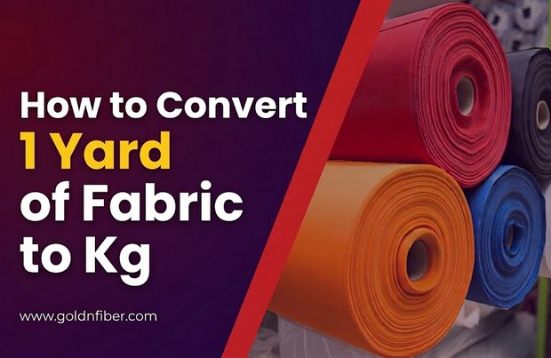 1 yard of fabric to kg