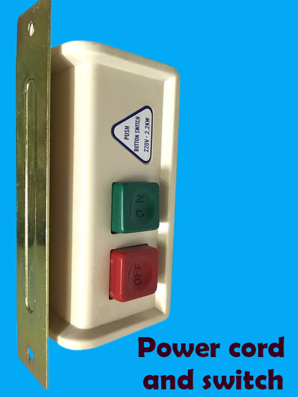 Power cord and switch