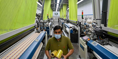 Inside of a textile industry