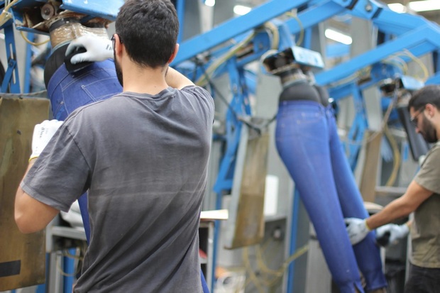 jeans finishing